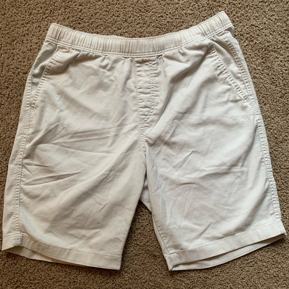 Men’s Uniqlo White Dry Stretch Easy Short